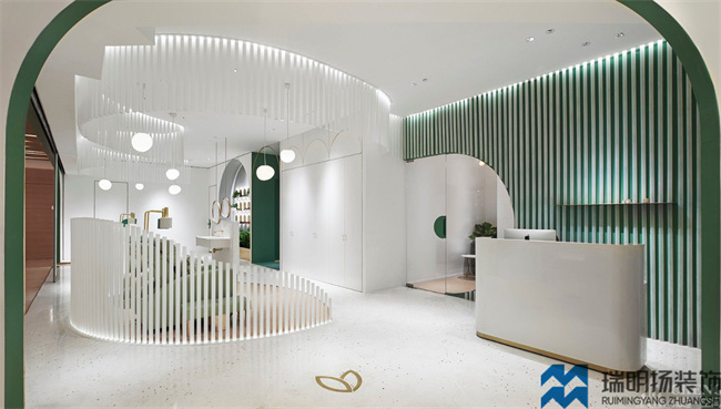 美甲店裝修設(shè)計(jì)效果圖-現(xiàn)代簡約美甲店